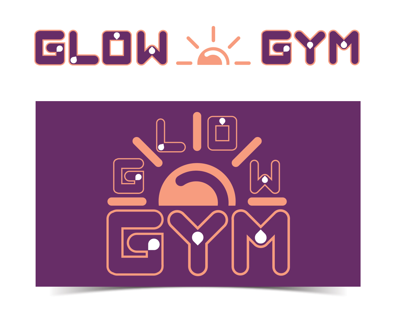 logo: glow gym